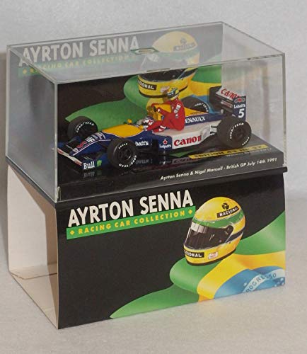 Miniature F1 1/43 Minichamps Williams Renault FW14 Ayrton Senna et Nigel Mansell GP British 1991