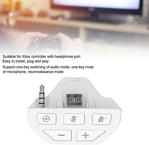 SZAMBIT Sound Enhancer para Xbox One Controller com adaptador de fone de ouvido de 3,5 mm para conve