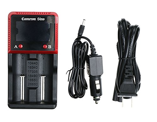 Chargeur de batterie de rechange pour chargeur de batterie 17650, 18350, 18490, 18500, 18650, 25500, 26650, AA, AAA.
