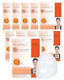 DERMAL Q 10 Collagen Essence Facial Mask Sheet 23g Pack of 10