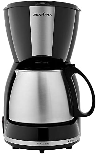 Cafeteira, Temp, 15 xicaras, Preto, 110V, Britânia