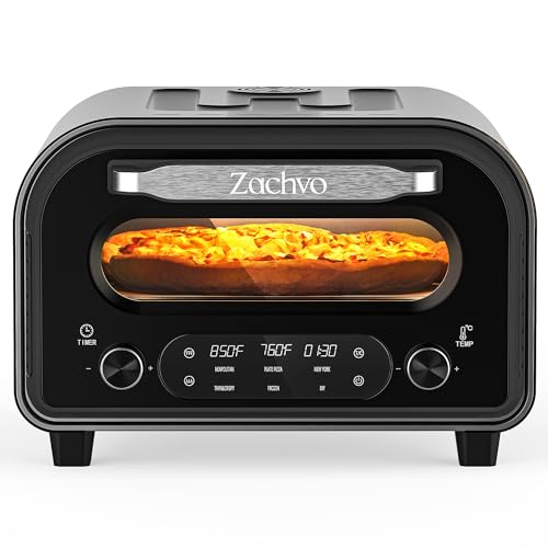 Indoor Electric Pizza Oven with Touchscreen and Recipes