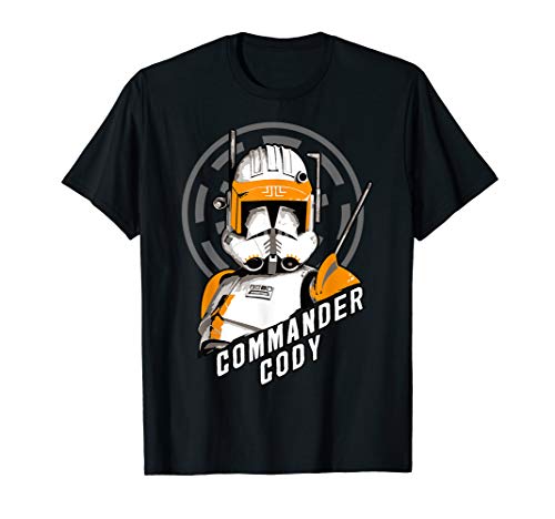 Star wars commander cody bust logo graphic t-shirt