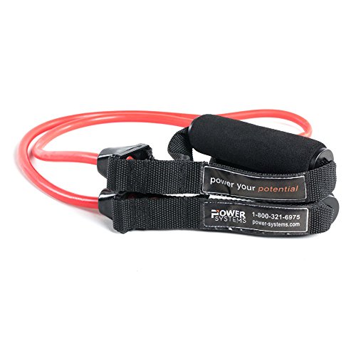 Power Systems Premium Versa Tube, Resistance Band Level: Medium, Red, 48 Inch (84010)