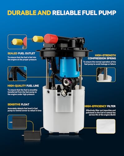 Image of PHILTOP FG0386 Fuel Pump for 2004-2007 Rendezvous 3.5L 3.6L, Electric Fuel Pump Assembly
