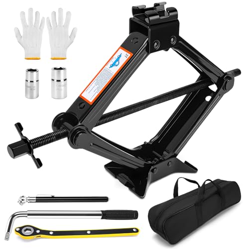Kit de cric de voiture portable 3t et matériel de changement de pneu pour SUV