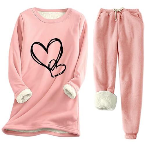 Sets-for-Women-Winter-Fall-Fleece-Lined-Sherpa-Loose-Fit-Match-Warm-Fuzzy-Tops-Pants-Pajamas-Pjs-Sets-Women-2024