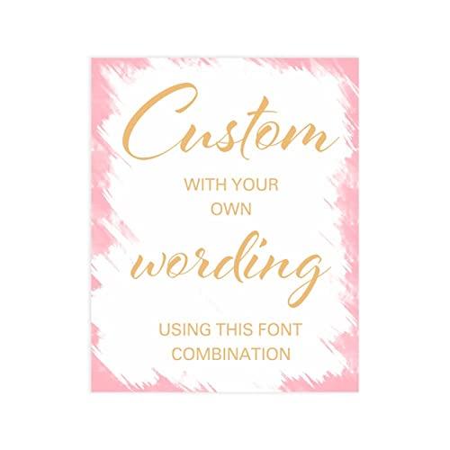 Panneau personnalisable mariage rustique en bois 45x61 cm