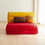 [ベルメゾン] ディズニー ソファベッド 4ＷＡＹ モチーフ型 クッション ブランケット付き ソファーベッド くまのプーさん