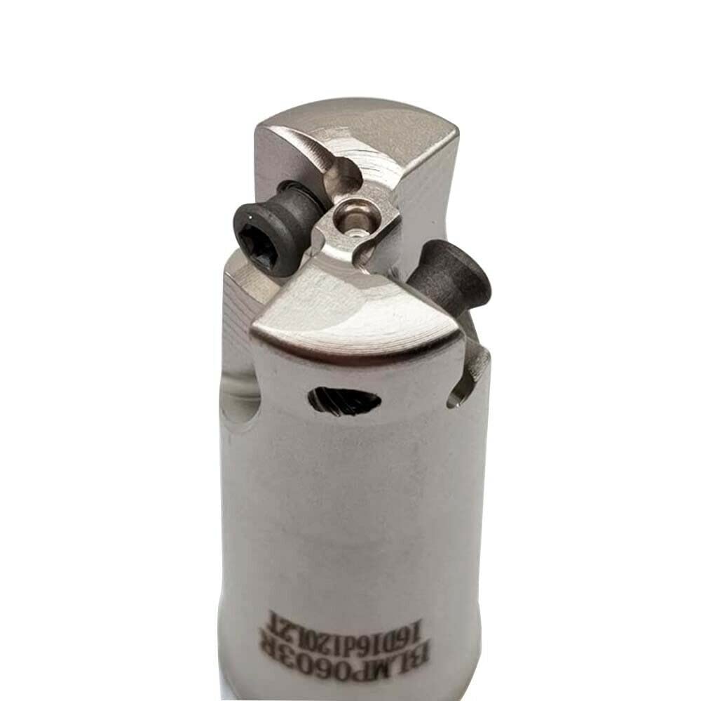 GBJ BLMP06 C16-16-120L-2T for BLMP0603 Fast Feed Milling Cutter for Rough Milling 90° Indexable End Mill Tool Holder EXN03R for Carbide Milling Inserts