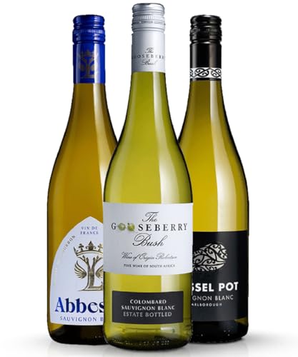 Laithwaites Sauvignon Blanc Favourites Mix (3 x 750ml Bottles) Premium White Wine from New Zealand France and South Africa 10.5% - 13% ABV