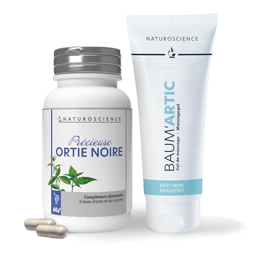 Gel de Massage Effet Froid BAUM'ARTIC Ortie Noire contre la raideur
