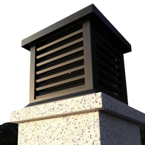 Tapón de Lluvia para Chimenea, Aluminio, 40x40 cm