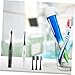 WOFASHPURET 3pcs Electric Toothbrush Replacement Soft Bristle Toothbrush for Gentle Cleaning Family-Friendly Design for Adults and Boys and Girls Compatible