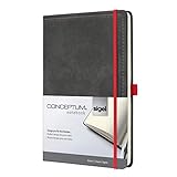 Besteht aus hochwertigem chamoisfarbenen 80g-Papier (der Umwelt zuliebe PEFC zertifiziert), auch für Füller geeignet