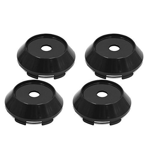 Cache moyeu de voiture 67mm noir Sourcingmap pour remplacer les centres de roue perdus