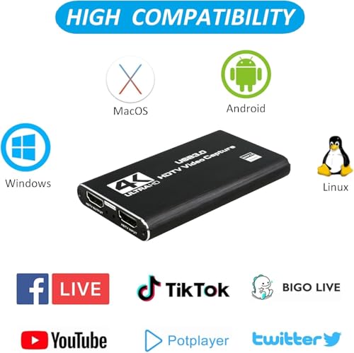 Image of SANCY Video Capture Card Variation (USB 3.0 HDMI Capture Card 4K)