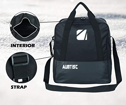 image for AUMTISC Ski Bag Padded 2 Piece Ski and Boot Bag Combo for 1 Pair of Sk