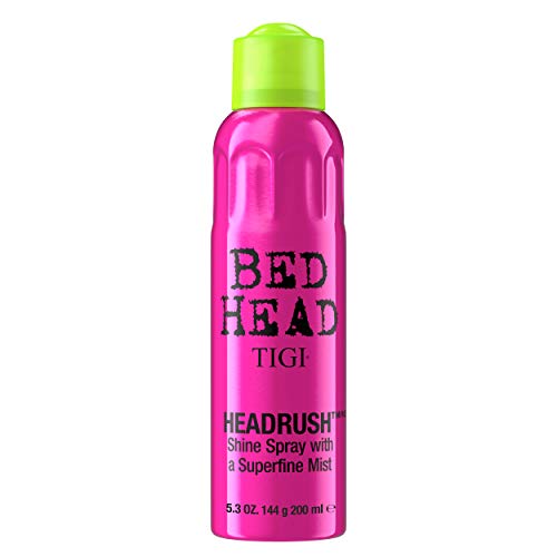 TIGI Bed Head Headrush Spray Shine Mist - Lightweight Shine Spray, Enhances Shine