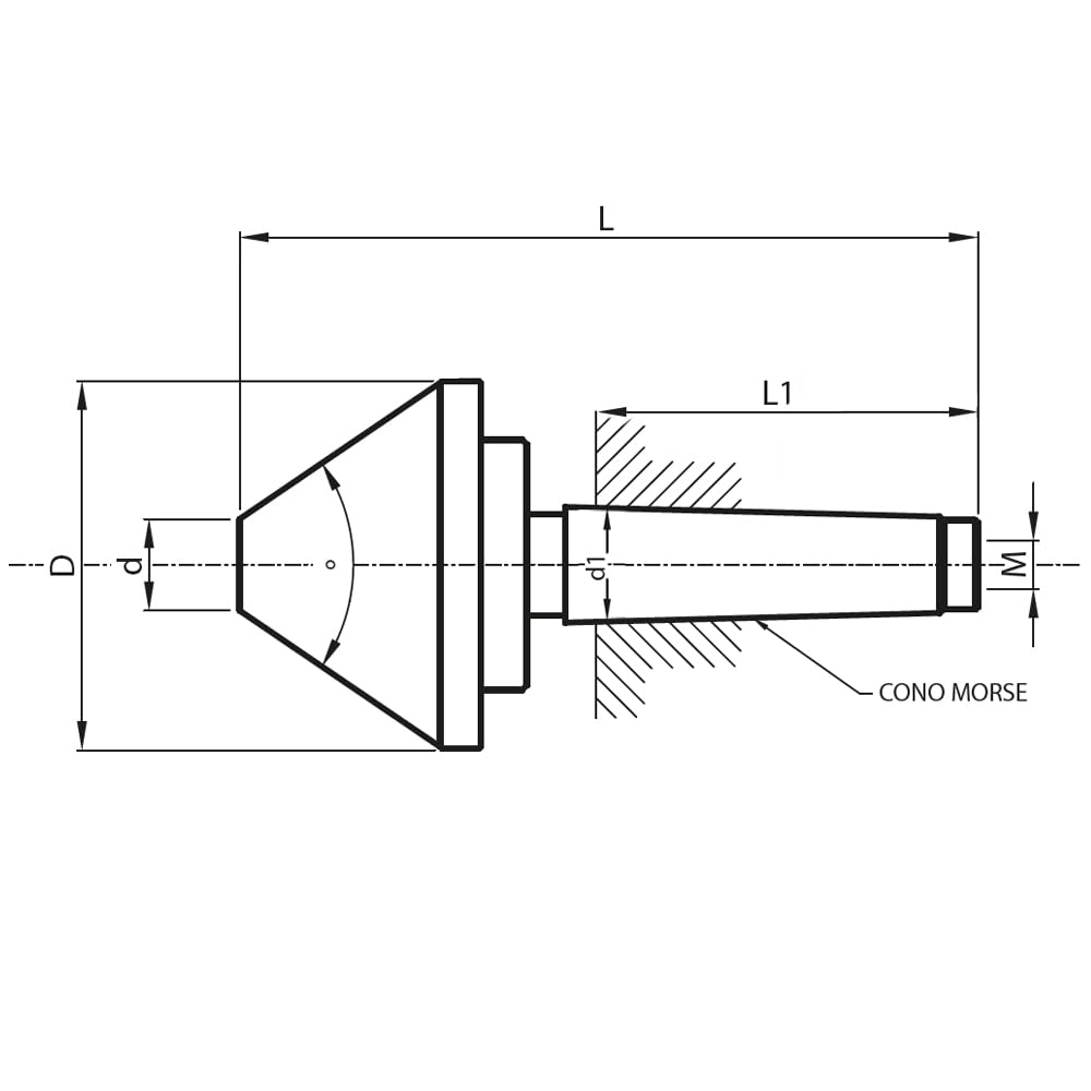 SOGI CN-3-76.2 Contropunta rotante per tubi - CM3