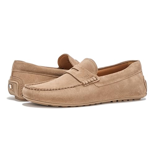 Image of BOSS Men's Noel Suede Drivers Loafers