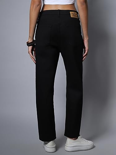 Image of HIGH Star Women's Straight Fit Mid Rise Jeans