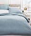 Amazon Basics Parure de lit avec housse de couette haut de gamme avec deux taies d'oreiller, 200 x 200 cm, Bleu spa
