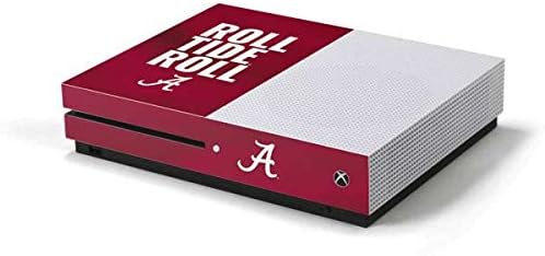Skinit Decal Gaming Skin Compatible with Xbox One S Console - Officially Licensed College Alabama Roll Tide Roll Design