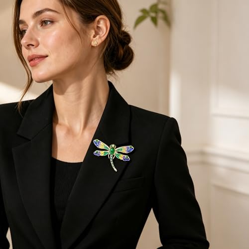 Image of Fashion Dragonfly Booch Pin Jewelry Gift for Women