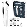 Rowenta Trim & Style 8 in 1, multiaccesorios para hombre, cuchillas de acero inoxidable autoafilables, 6 peines fijos, accesorio apra nariz y orejas, TN8934E0