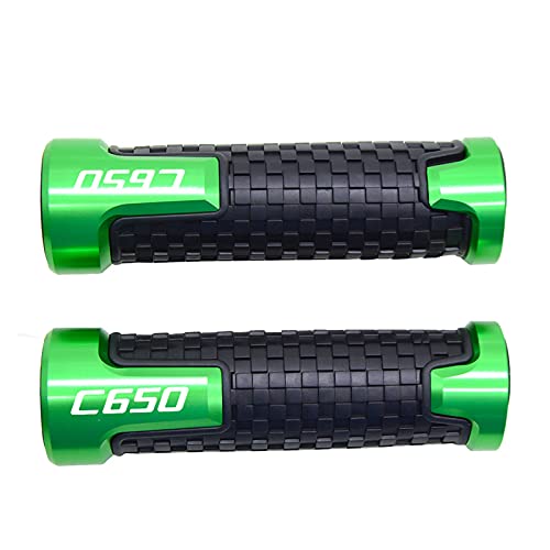 Poignées de moto CNC en aluminium vert premium pour BMW C600 Sport