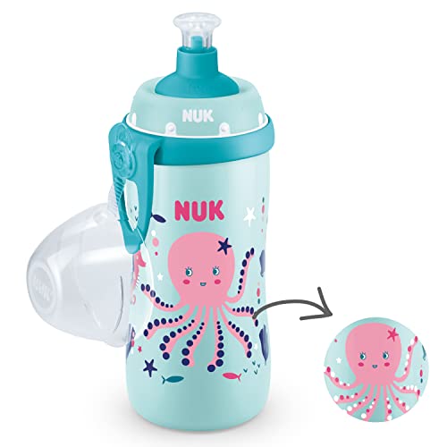 NUK Junior Cup Kinder Trinkflasche mit Chamäleon-Effekt | 18+ Monate | mit Farbwechsel… – Ansicht 2