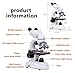 Binocular Microscope, Compound Microscope, Binocular Compound Microscope-with Electronic Eyepiece/Display, Adjustable Rotating Professional Microscope(20000)