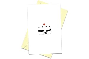 Romantic Panda Valentine's Day Card
