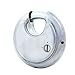 SX-790 4-Dial Combination Disc Padlock, High Security Combination Lock, Indoor, Outdoor Storage Cabinet Padlock, Durable Locker Lock, For Home Improvement, With Shielded Hardened Steel Shackle, Chrome
