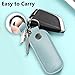 3PCS Leather U Disk Pouch Key Ring Holder USB Flash Drive Storage Bag Pen Drive Protective Cover Memory Stick Case