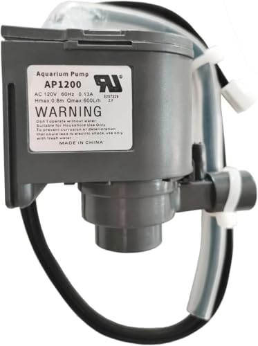 2025 Upgrade AP1200 AC120V ice Maker Water Pump Compatible with Vevor, EUHOMY,ice Makers fit for HZB-30F,HZB-38F,HZB-32,HZB-45,HZB-6 Ice Maker,Small-Sized Circulating Submersible Pump,60Hz 0.13A,