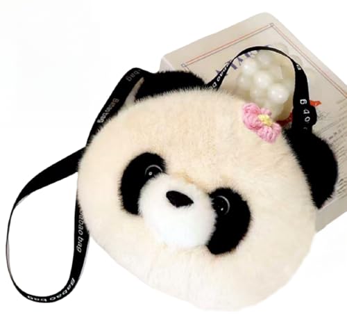 Image of Ryttir Cute Red Panda Crossbody Bag-Adorable Animal Shaped Purse with Big Eyes,Kawaii Anime Lovers Gift for Women Girls