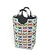 NA Paquete de Ropa Sucia con diseño de Barro Amasado, 50 l, cesto de lavandería Impermeable, con Asas, Bolsa de lavandería Delgada y Plegable para lavandería, Dormitorio, Dormitorio