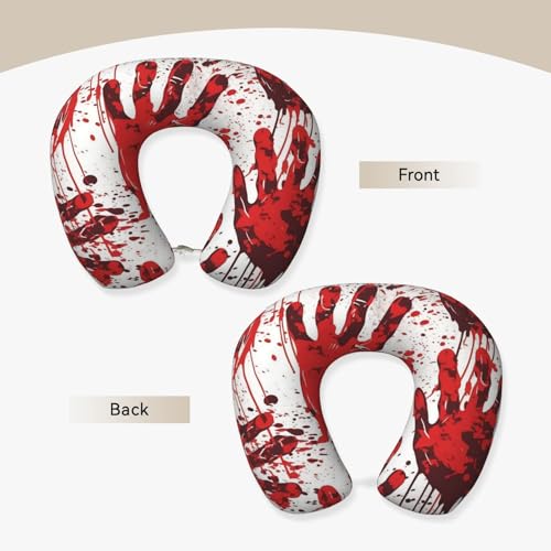 Almohada u en forma de U Memory Foam 30 cm x 25 cm miniatura 3