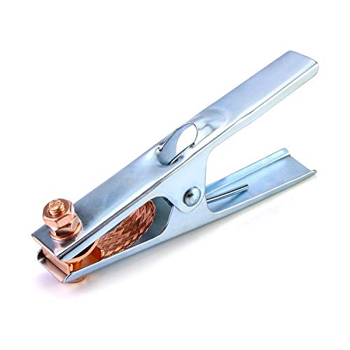 QWORK® Pince de masse, pinces de terre à souder, pour la plupart des machines à souder, 300 A