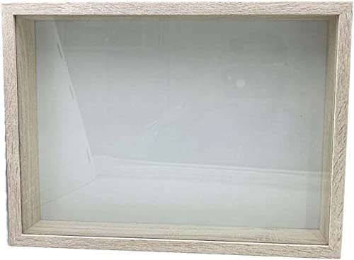 丸和貿易 クラフトボックス A3 オフホワイト 31.6x7.5x43cm 400893103