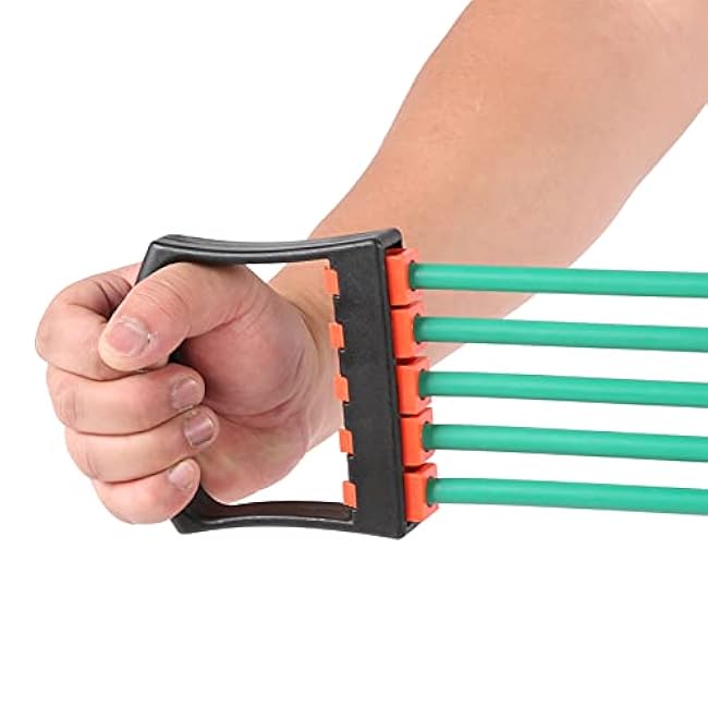 Detachable Chest Expander for Men Training Muscles Strengthen Fitness Home Office Arm Muscle Strength Exercise Gym Stretch Rope Arm Trainer for Indoor Fitness Workout