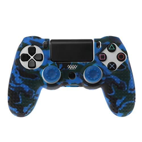Preisvergleich Produktbild Baodanjiayou Schutzhülle für Playstation PS4 Controller, Silikon, Rutschfest, Tarnmuster