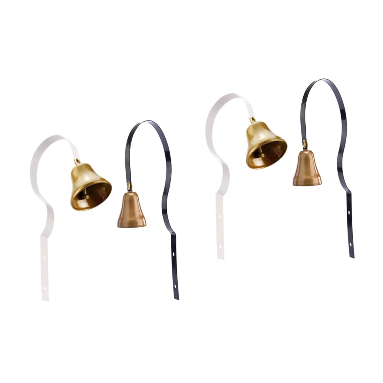 Sosoport 4 Piezas Timbre de adiestramiento de Perros Timbre de la Puerta Campana de Entrenamiento para IR al baño Suministros de Mascotas Timbre de el Orinal para Perros