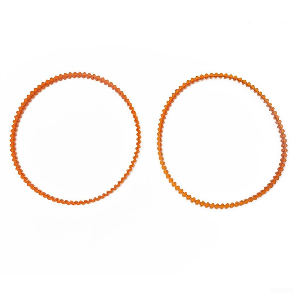ReachMall Replacement Sewing Machine Motor Belts 2 Pcs Nylon Serrated Belts for Household Use (32.5cm)