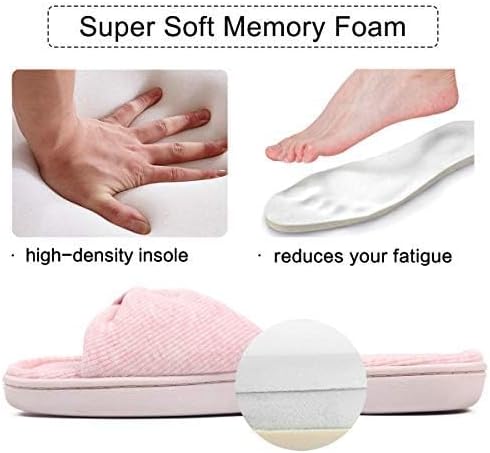 Caramella Bubble Womens Open Toe Summer Bedroom Slippers Memory Foam Sandal Home Ladies Comfy Slippers - Image 3