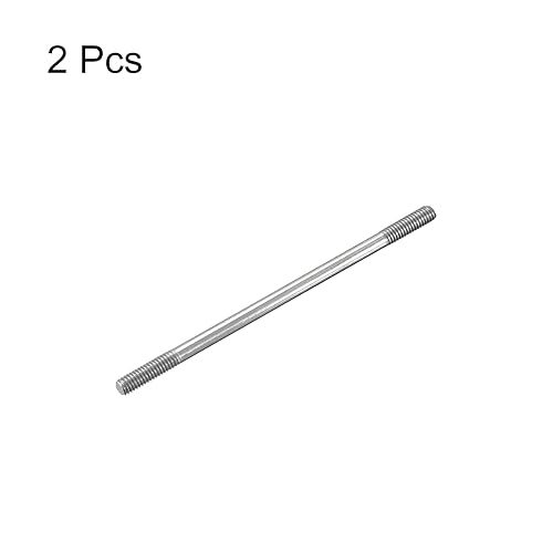 Miniatura 9 de MECCANIXITY Conector de varilla de empuje de acero inoxidable 304, varilla roscada de doble extremo para automóvil, barco, automóvil, avión, modelo