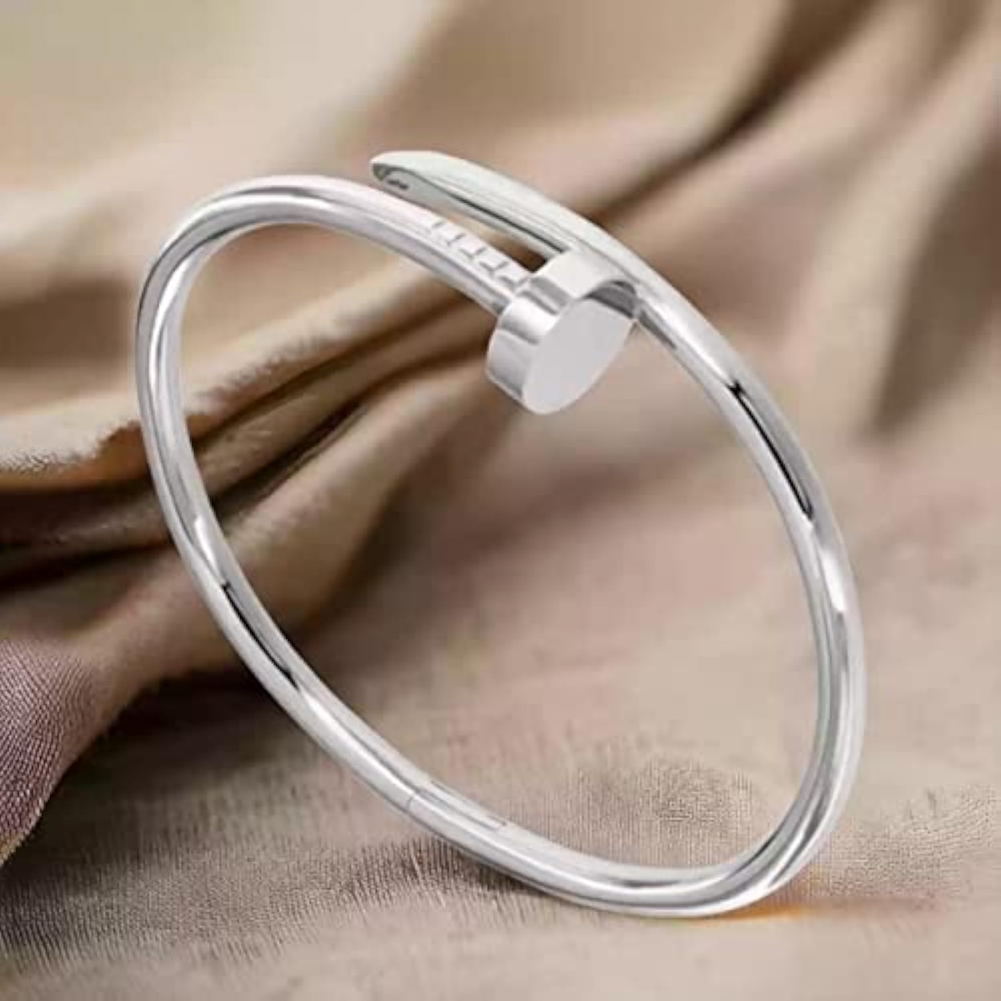 Stainless Steel Anti Tarnish Nail Bracelet