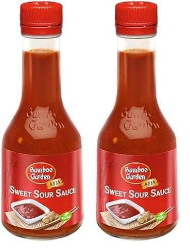 Bamboo Garden - Sweet Sour Sauce, Süß-pikante Sauce zum Verfeinern zahlreicher Gerichte oder als Dip, 1 x 200 ml (Verpackungsdesign kann abweichen) (Packung mit 2)